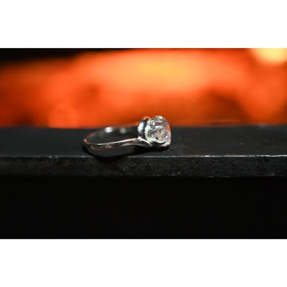 alternative raw diamond engagement rings, raw crystal size 4 5 6 7 8 8 9 10 11 - Picture 2 of 4